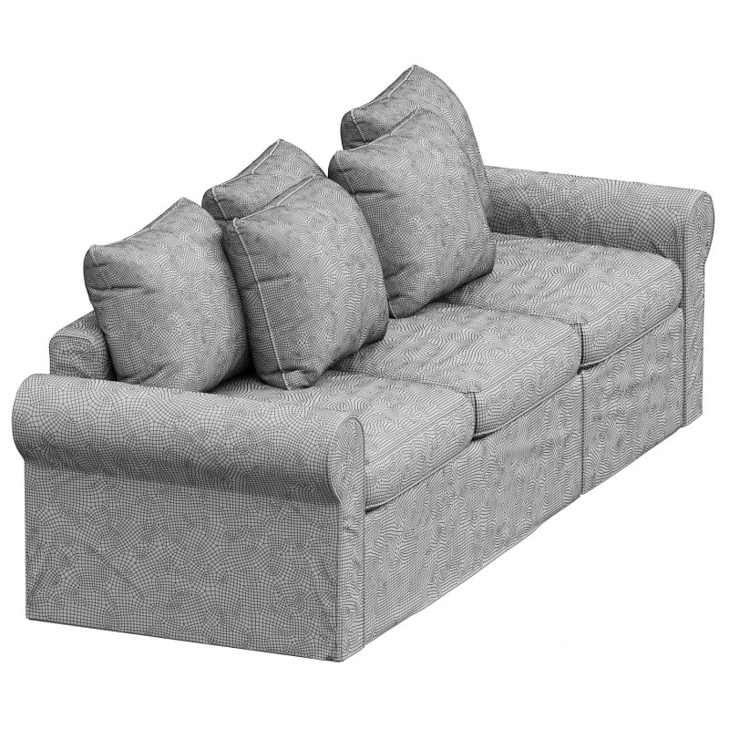 HARLANDA Sleeper sofa, Ljungen medium gray IKEA Image 2