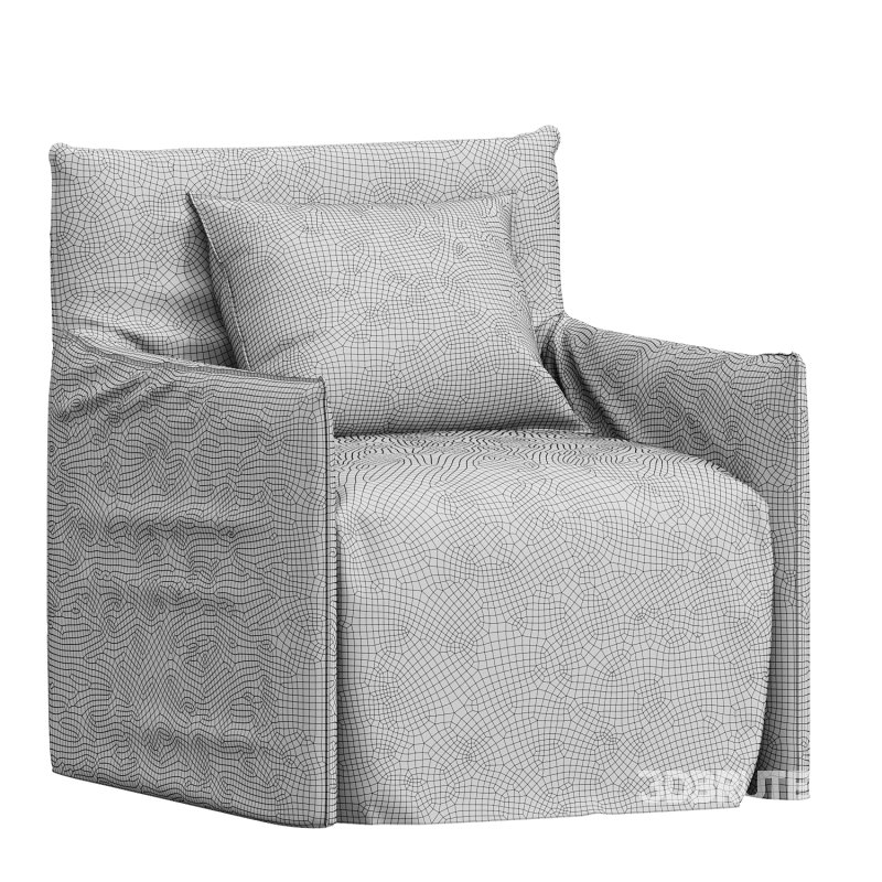 Ghost 04 High Back Armchair Image 2