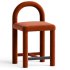 Temi Counter Chair, Minimalist Teja Velvet Counter Chair - Thumbnail 1