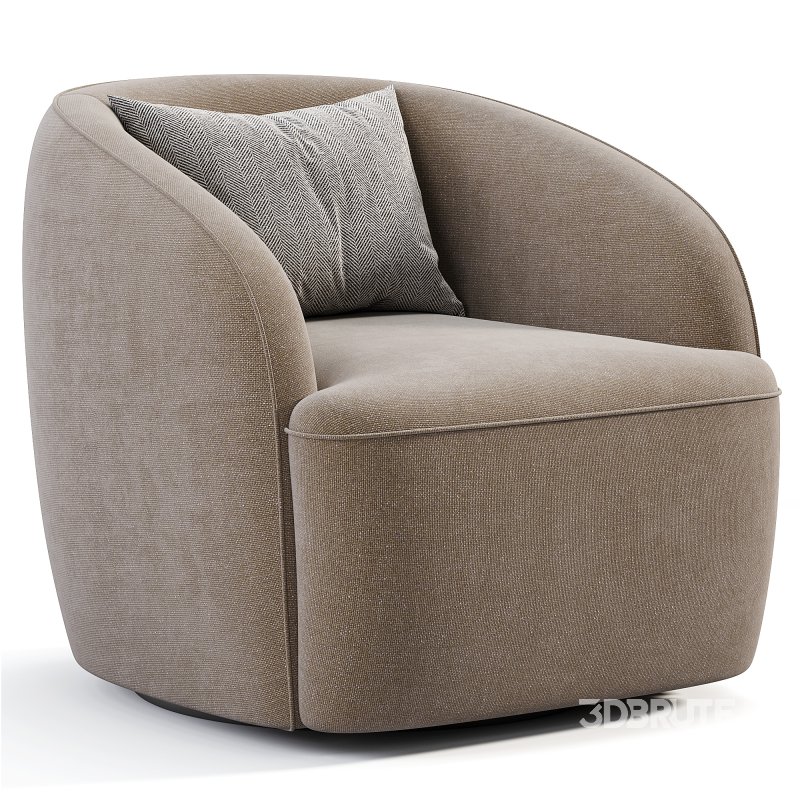 Alma Swivel Lounge Chair Image 4