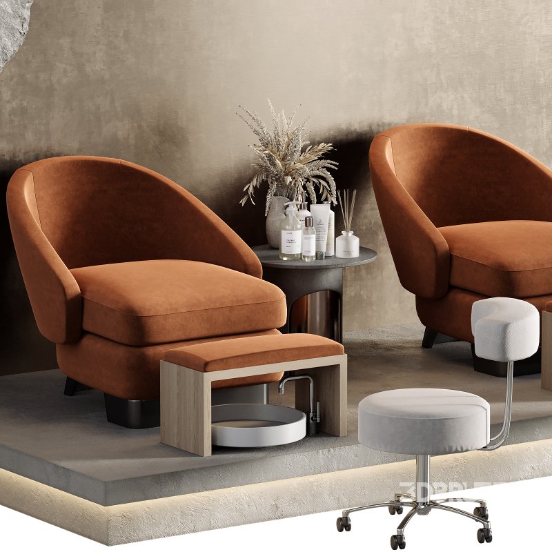 Pedicure area in the beauty salon 06 Image 5