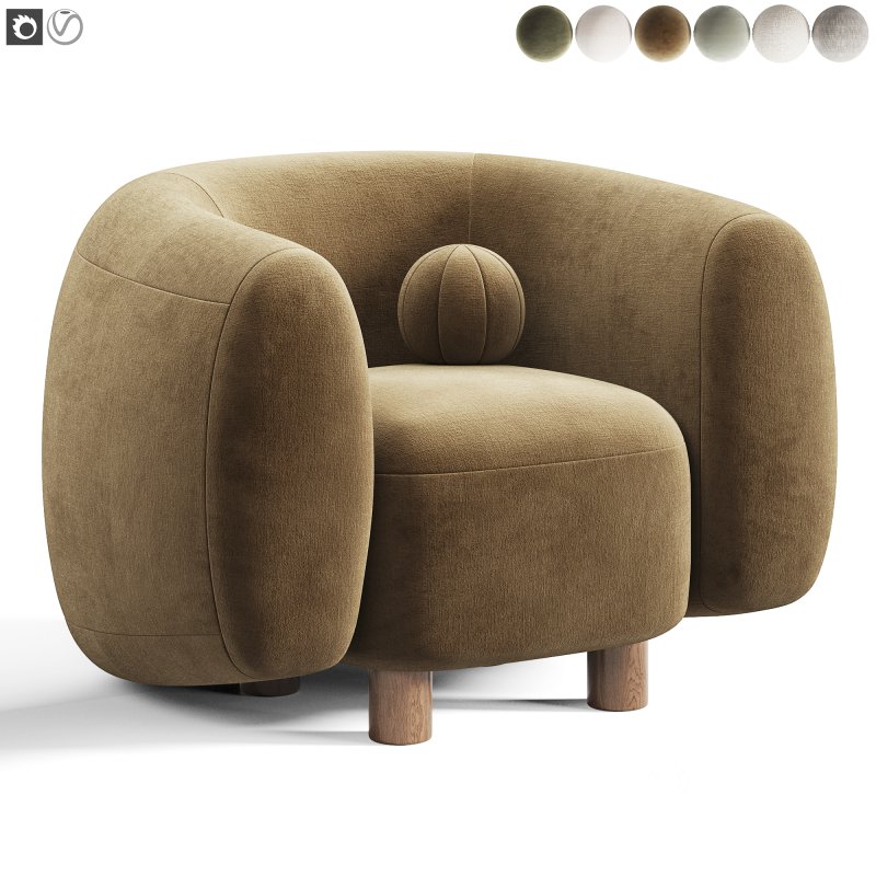 Londy Armchair Cozy Ivory By Divan.ru Image 3