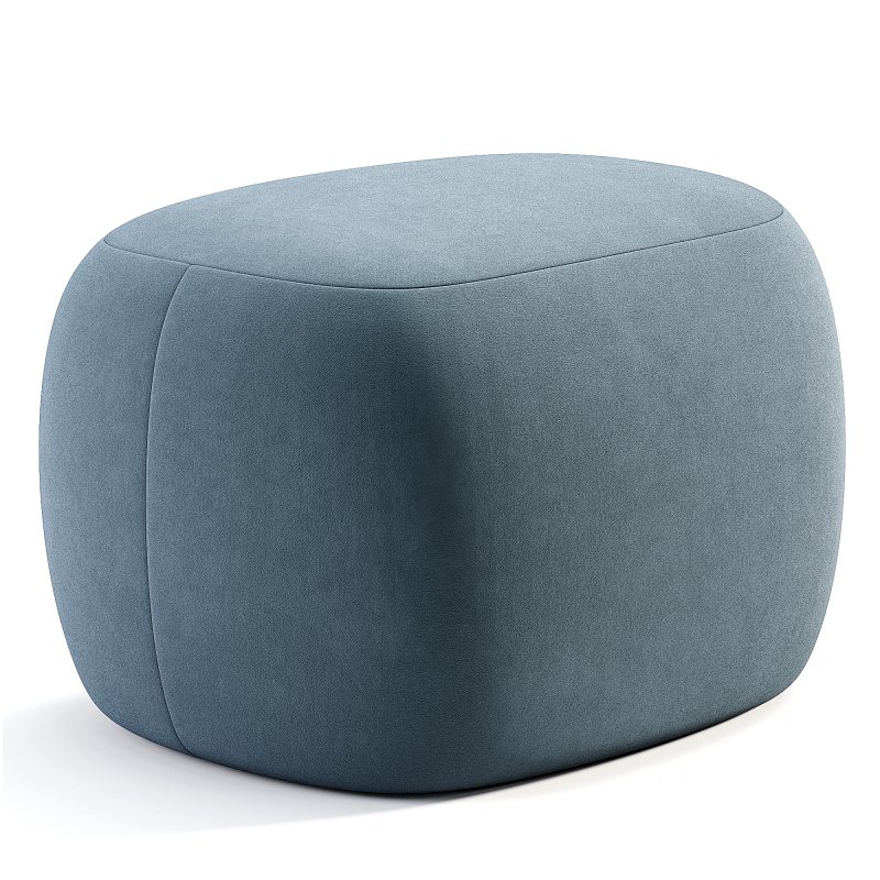 Pouf Bily Boucle Beige Image 4