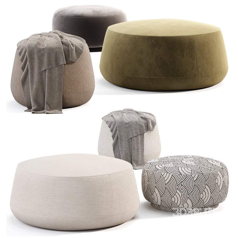 Pippa Upholstered Ottoman SM Image 1