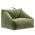 Stone Tan Velvet Corduroy Kids Lounge Chair - Thumbnail 5