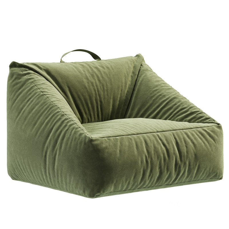 Stone Tan Velvet Corduroy Kids Lounge Chair Image 5