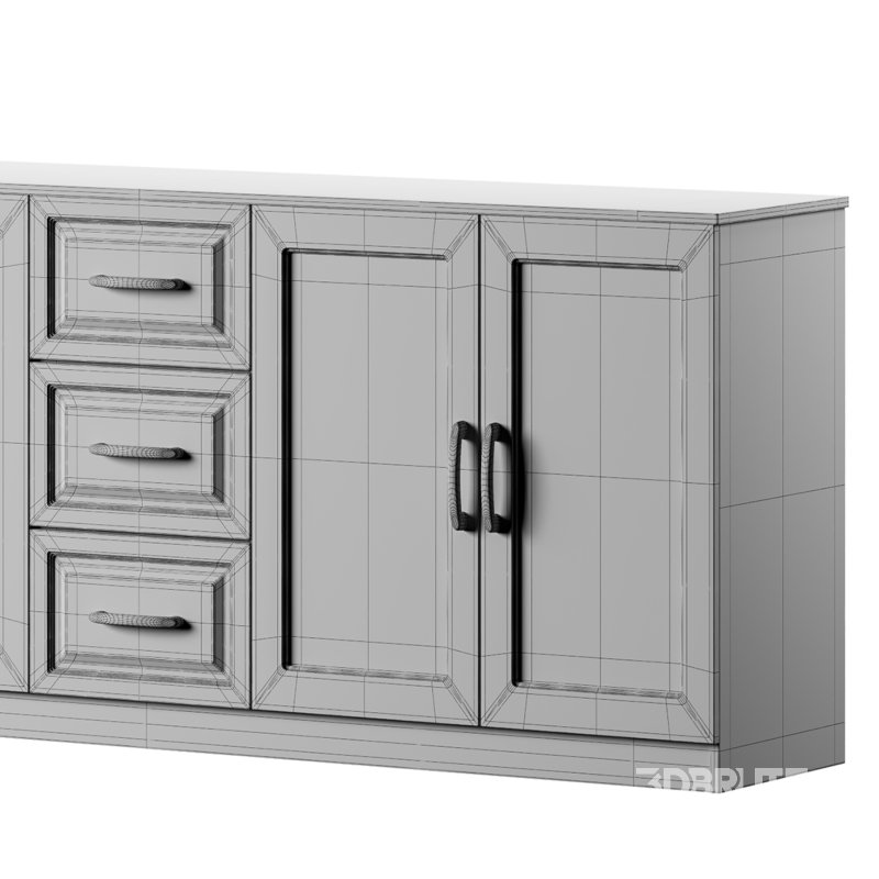 Modern Wood Buffet 3 Image 7