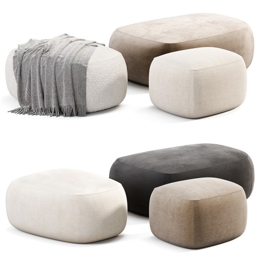 Asher Pouf By Roomandboard