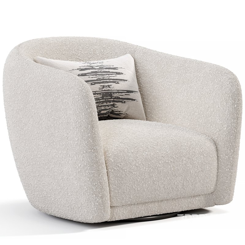 Addie Swivel Armchair Image 1
