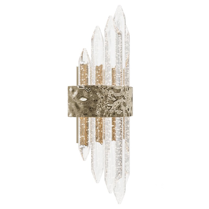 Sconce glass transparent gold 62GDW-920-500CH Image 5