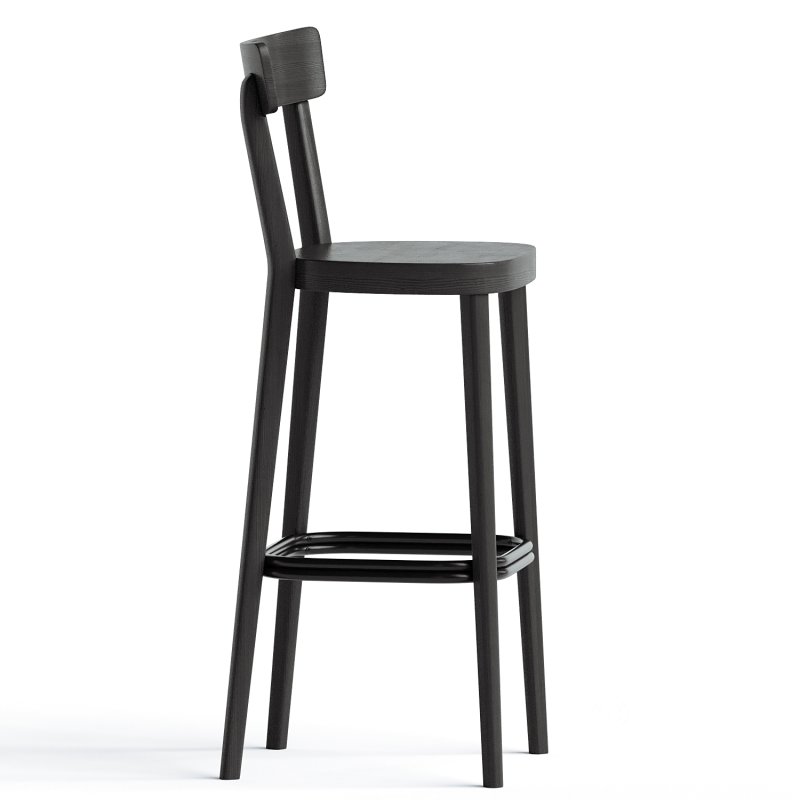 MILANO BLACK BARSTOOL Image 1
