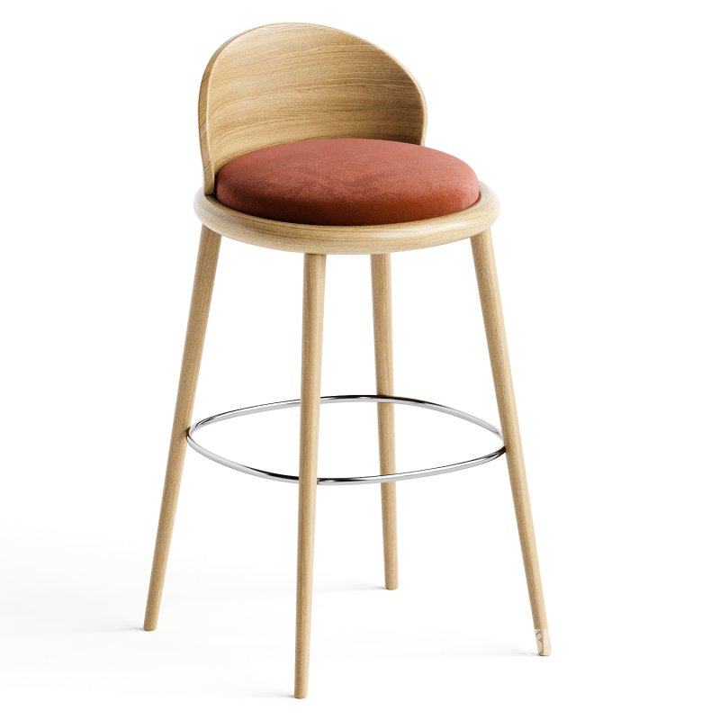 Billiani 1911 VERETTA 928 RED STOOL BY CRISTINA CELESTINO Image 3