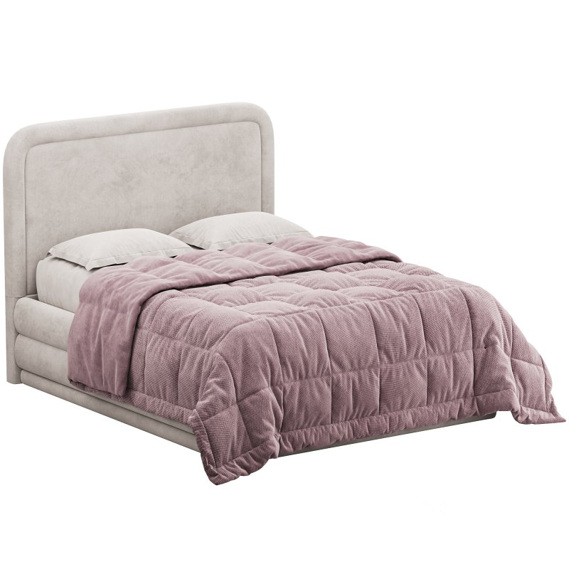 BRIELA VELVET BED Image 1