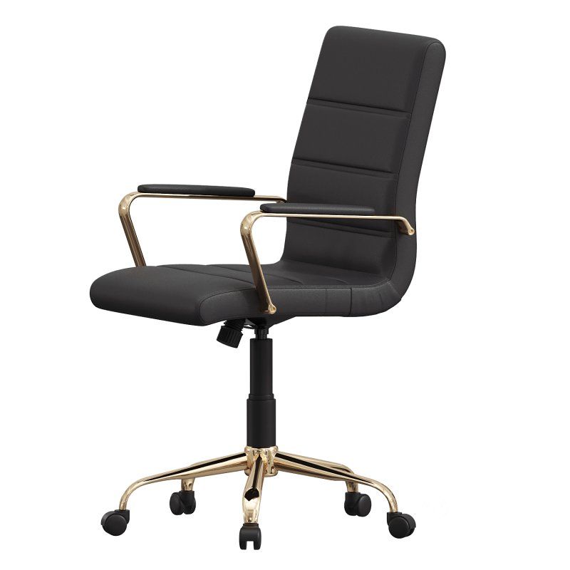 Flash Furniture Executive Swivel Chair in Black Image 2