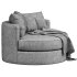 Balboa Upholstered Swivel Armchair - Thumbnail 2