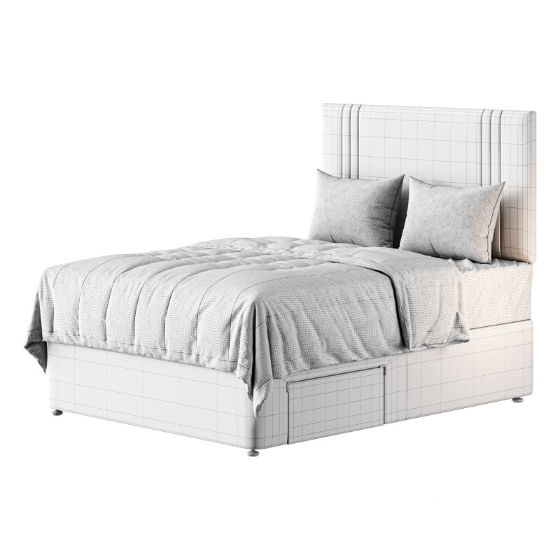 Slumberland Air Memory Divan Bed Set Image 5