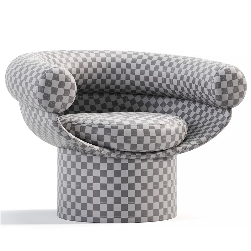 Armchair Bowl Wood Option,Total Fabric Option Image 6