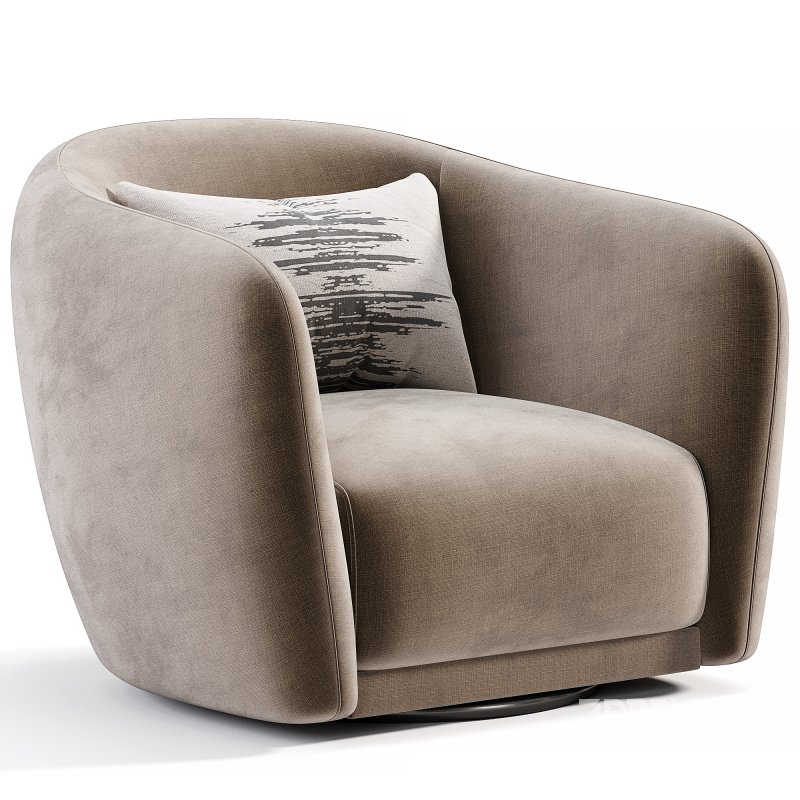 Addie Swivel Armchair Image 2