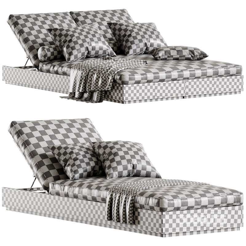 Hayman Teak Double Sun Lounge Image 9