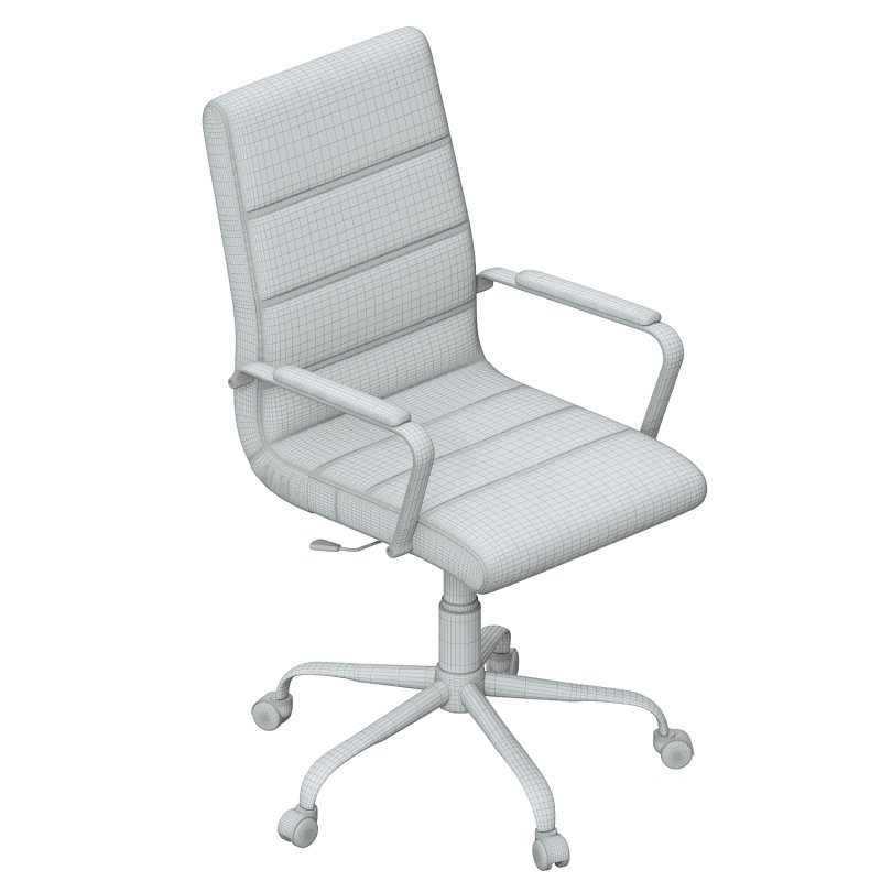 Flash Furniture Executive Swivel Chair in Black Image 3