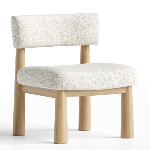 Teddy Accent Chair – Tapered Legs