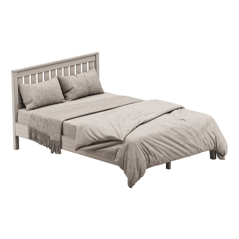 Deluxe Wood Platform Bed Image 6