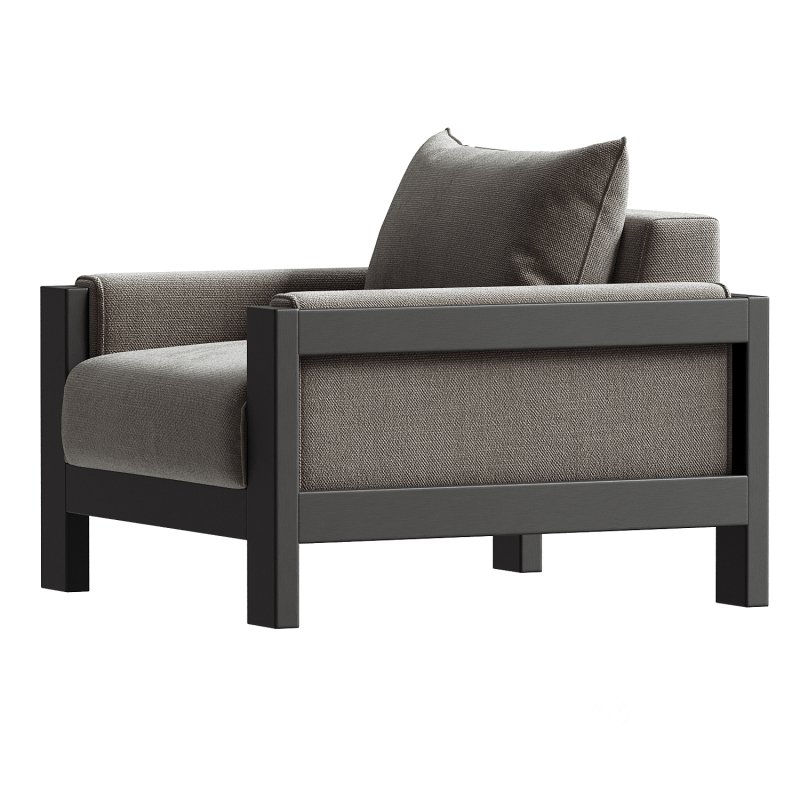 Sullivan Outdoor Aluminum Lounge Chair Image 1