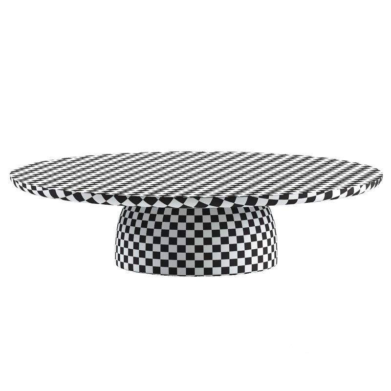 Cupola Carved Round Coffee Table Image 8