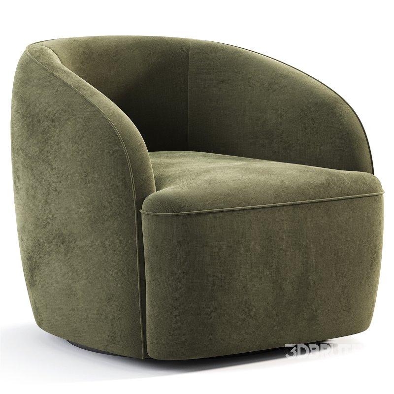 Alma Swivel Lounge Chair Image 3