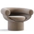 Armchair Bowl Wood Option,Total Fabric Option - Thumbnail 1