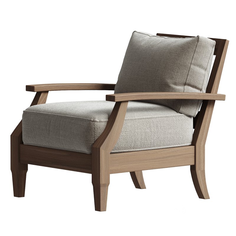 Kairo Wood Outdoor Armchair Image 2