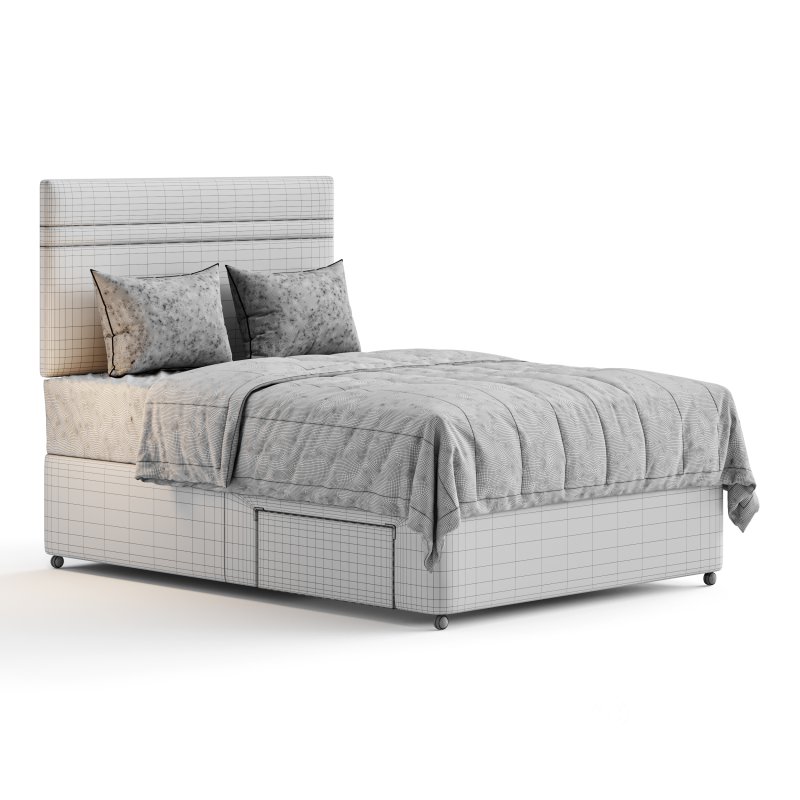 Sealy Auckland Firm Support Divan Bed Set Image 8