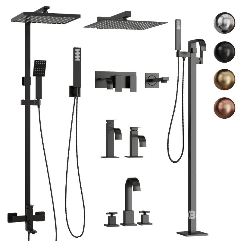 Bathroom faucet set4 Image 1