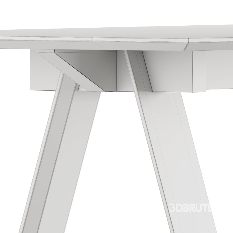 Trave Square Dining Table by Branca Lisboa Image 11