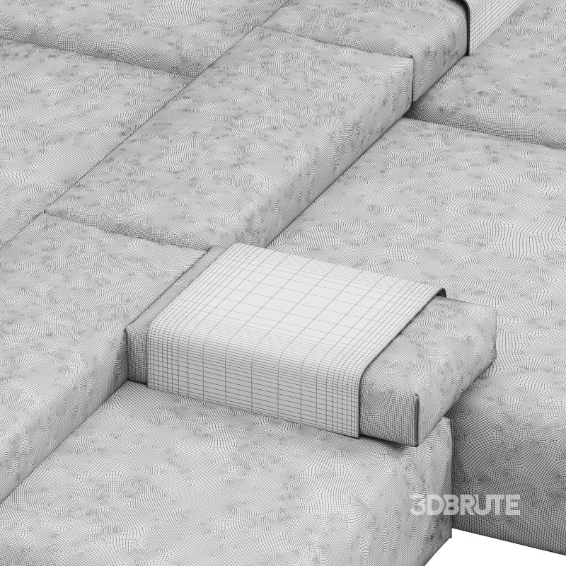 CINDER BLOCK modular sofa design Luca Nichetto Combination 08 Image 2