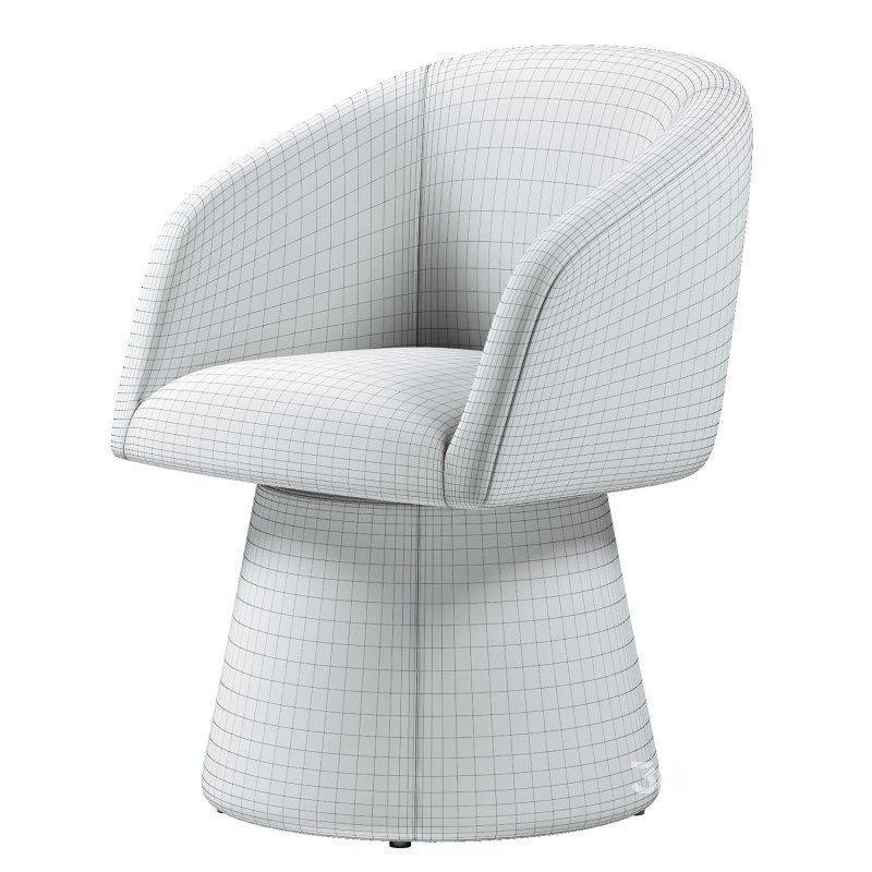 Kyo Upholstered Barrel Chair Image 6