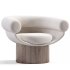 Armchair Bowl Wood Option,Total Fabric Option - Thumbnail 2