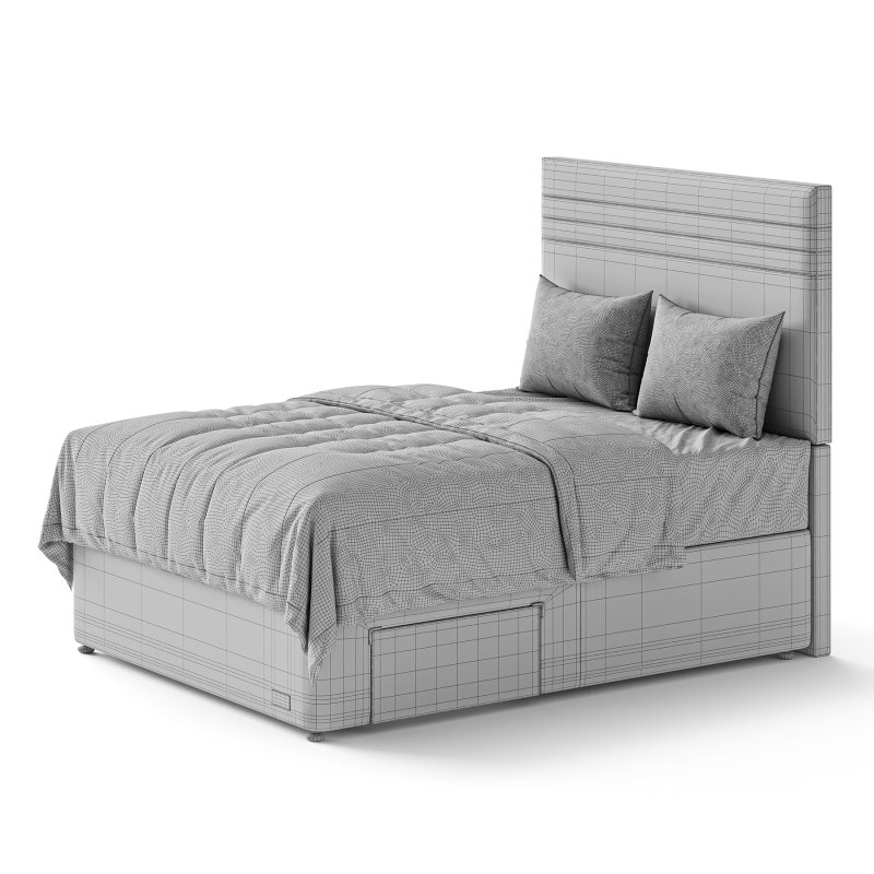 iGel Advance 2050i Divan Bed Set On Glides Image 7