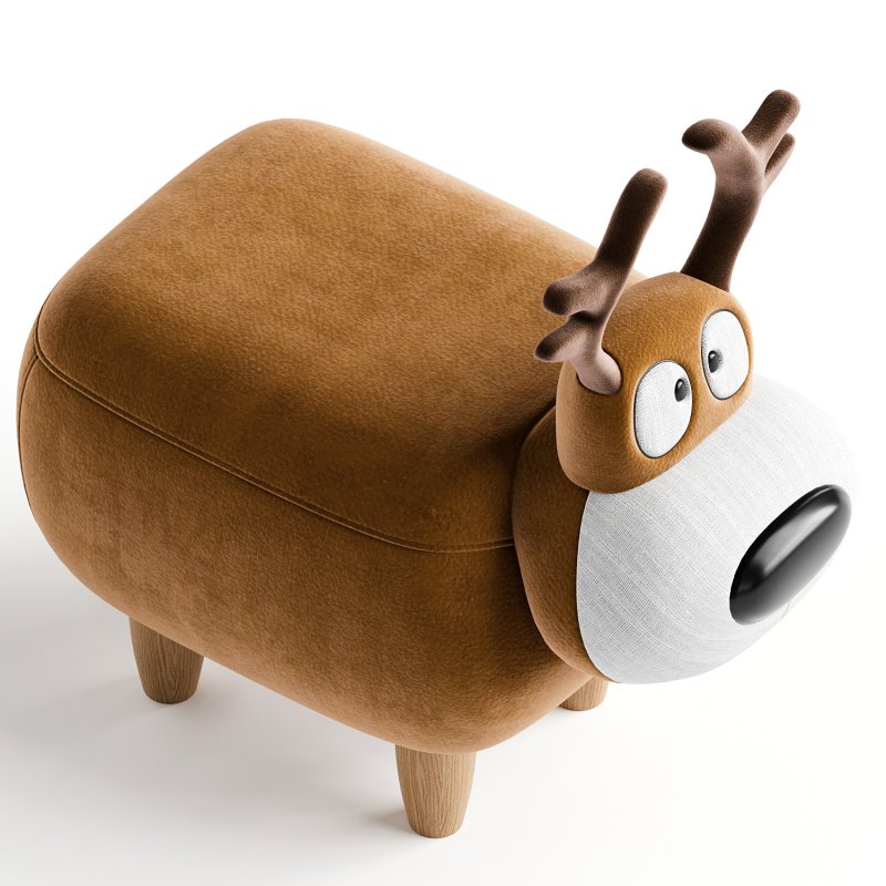Cute Animal Stool Deer Image 3
