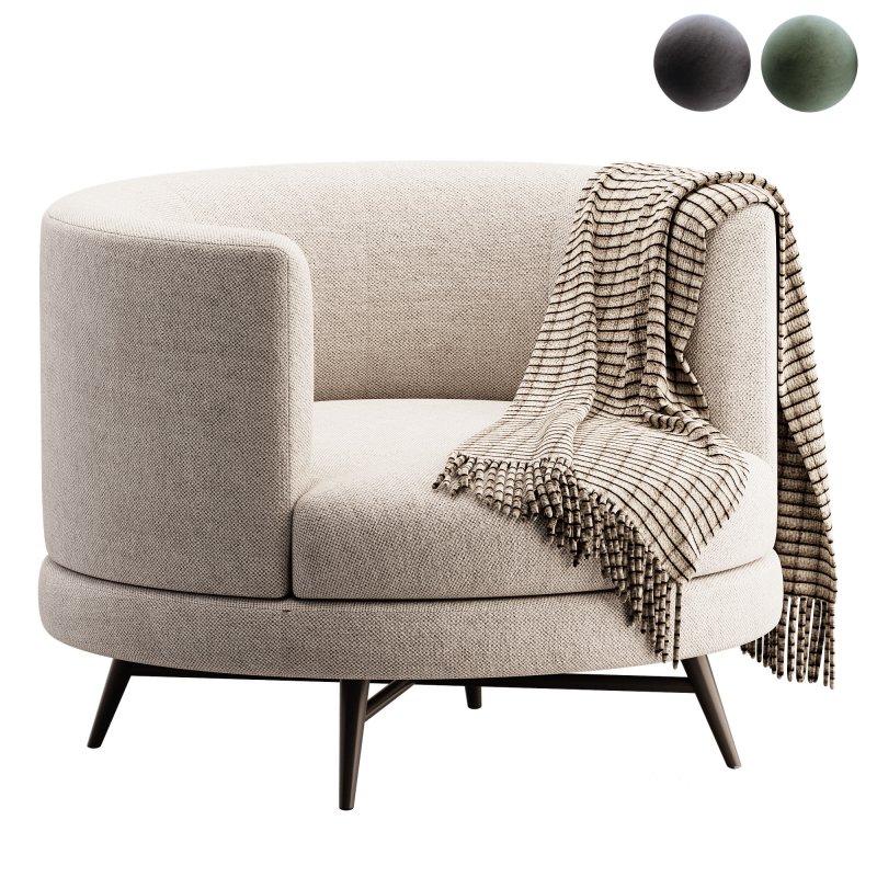 Four Hands Carmela Swivel Chair Image 1