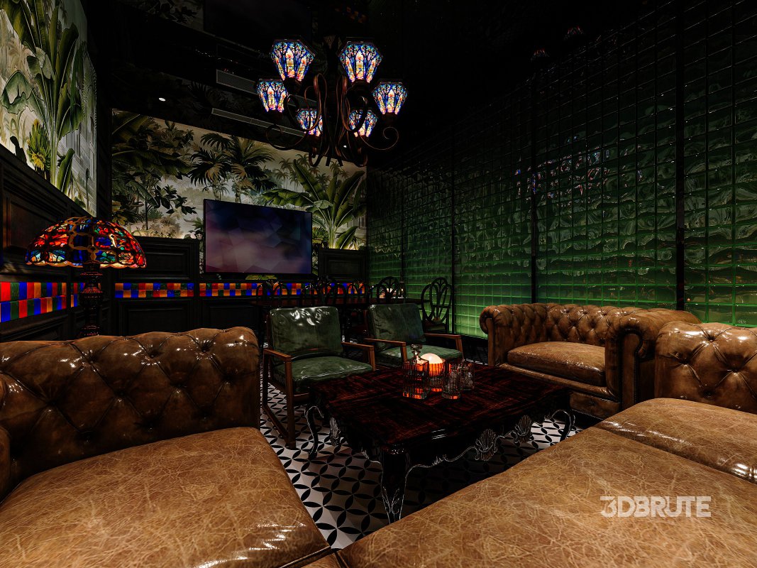 Modern bar ktv living room dining room Image 2