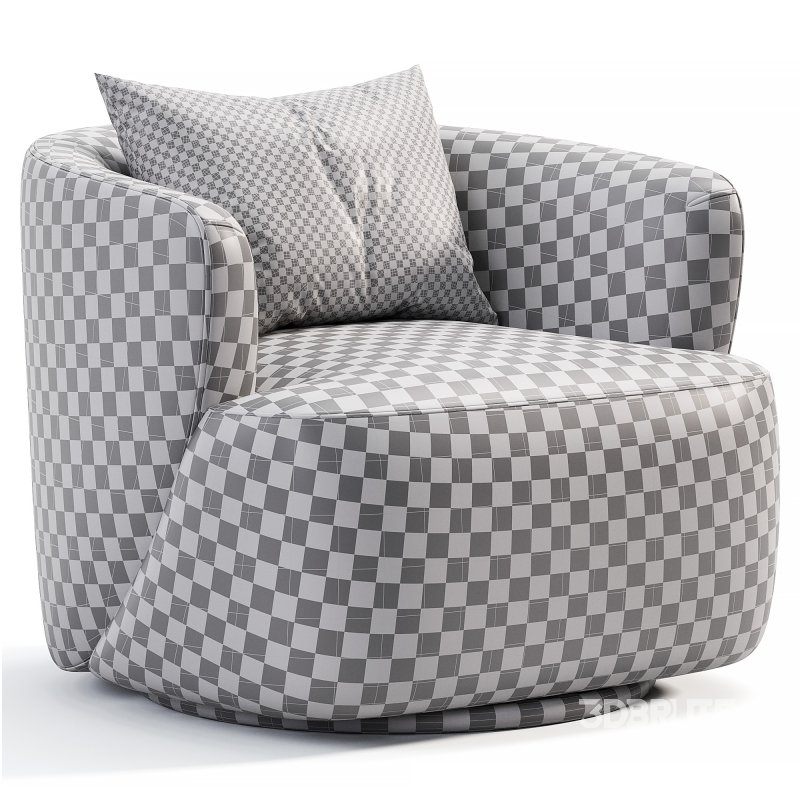 Pelton Swivel Chair By Brownandbeam Image 5