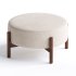 SANTO ROUND OTTOMAN - Thumbnail 2