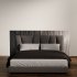 Stylish Modern Bed with Cushions and Headboard - Thumbnail 1