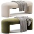 Mira Bench Pouf By Trithouse - Thumbnail 1