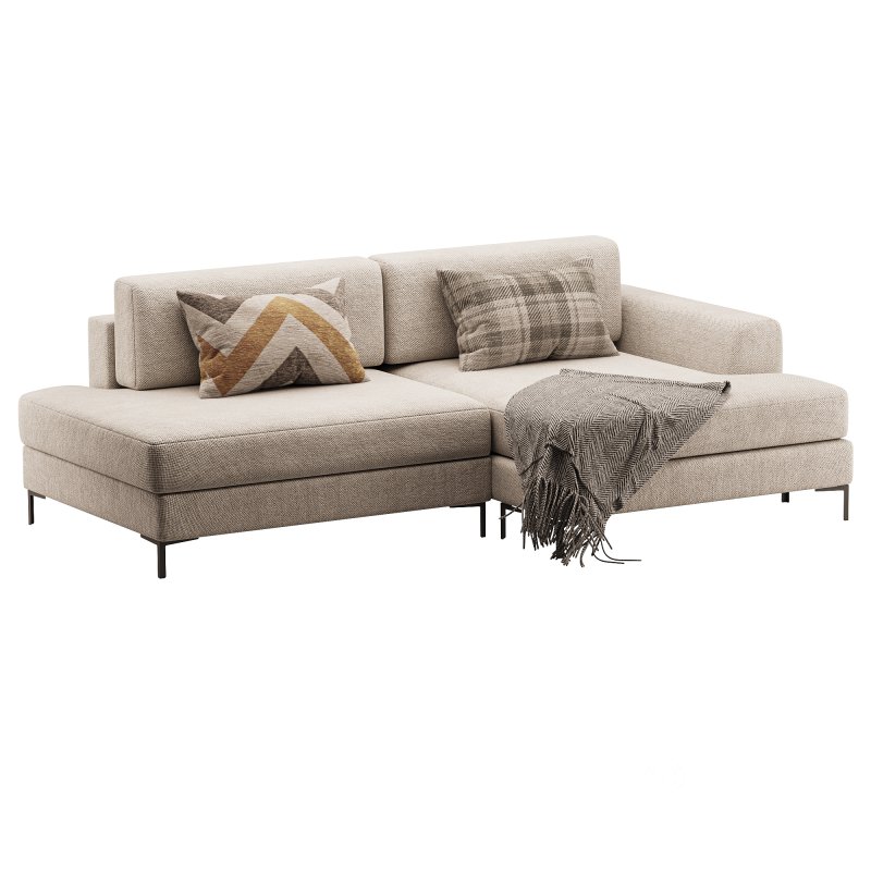 Corner sofa Edwin Velvet Terra Image 11