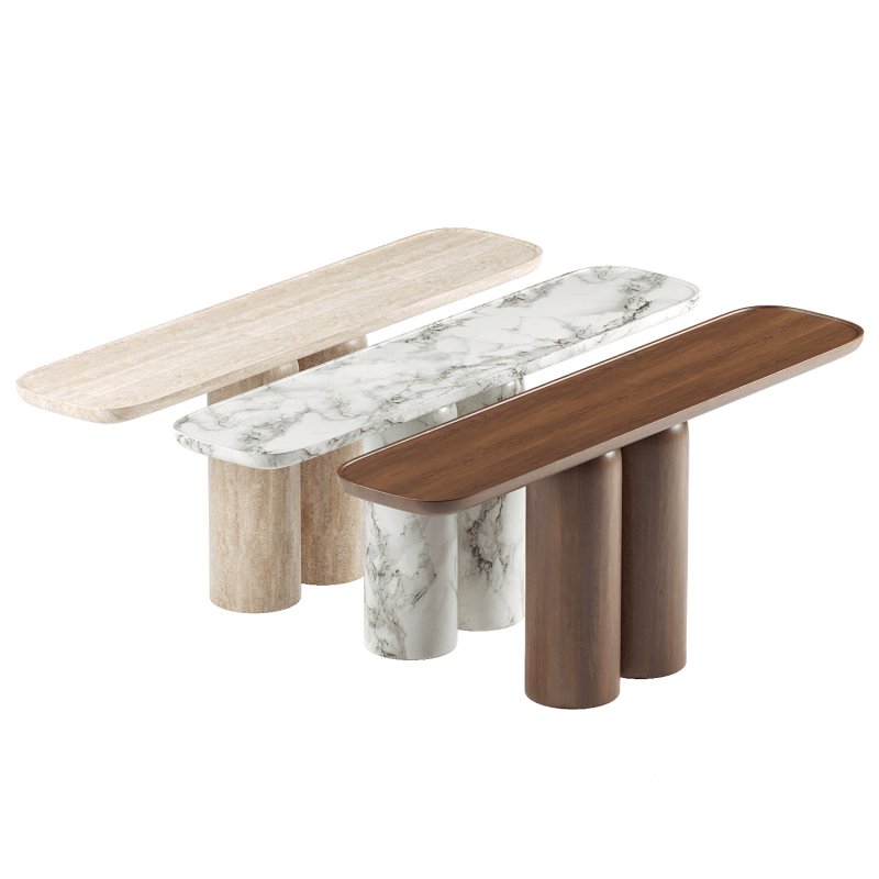 Cupola Carved Console Table Image 5