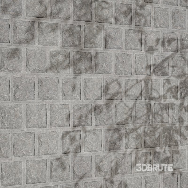 Brick Rockface 04 (Seamless) Image 2