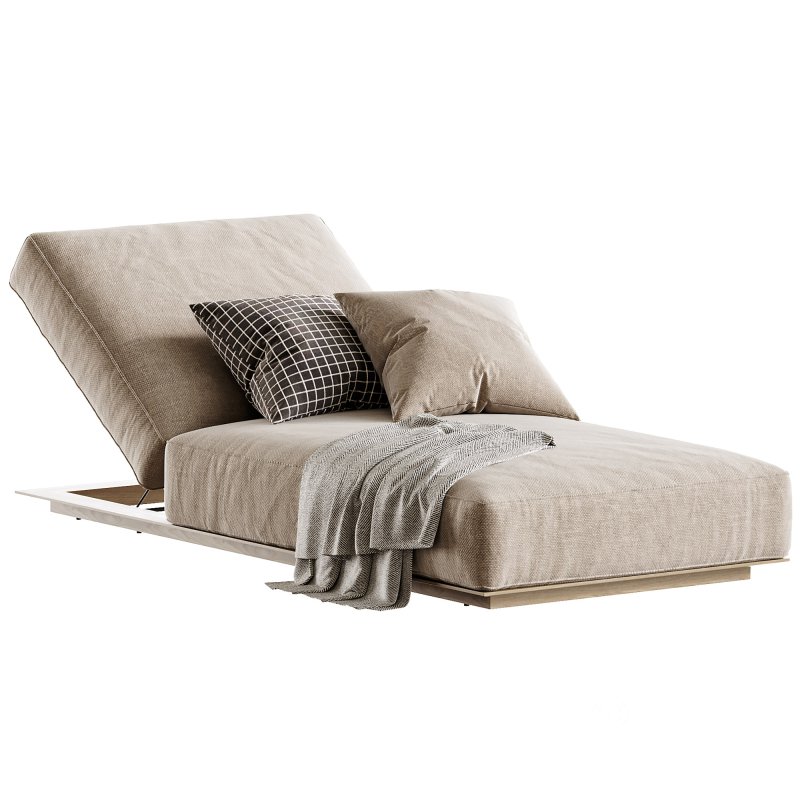 Santorini Outdoor Sun Lounge Image 4