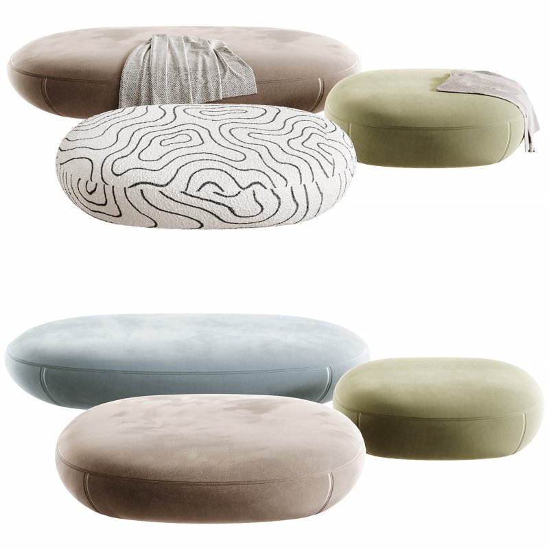 GALET Pouf By Giorgetti Image 1